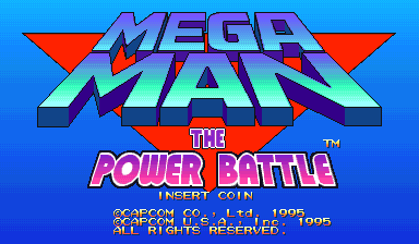 Mega Man: The Power Battle (CPS1, USA 951006)